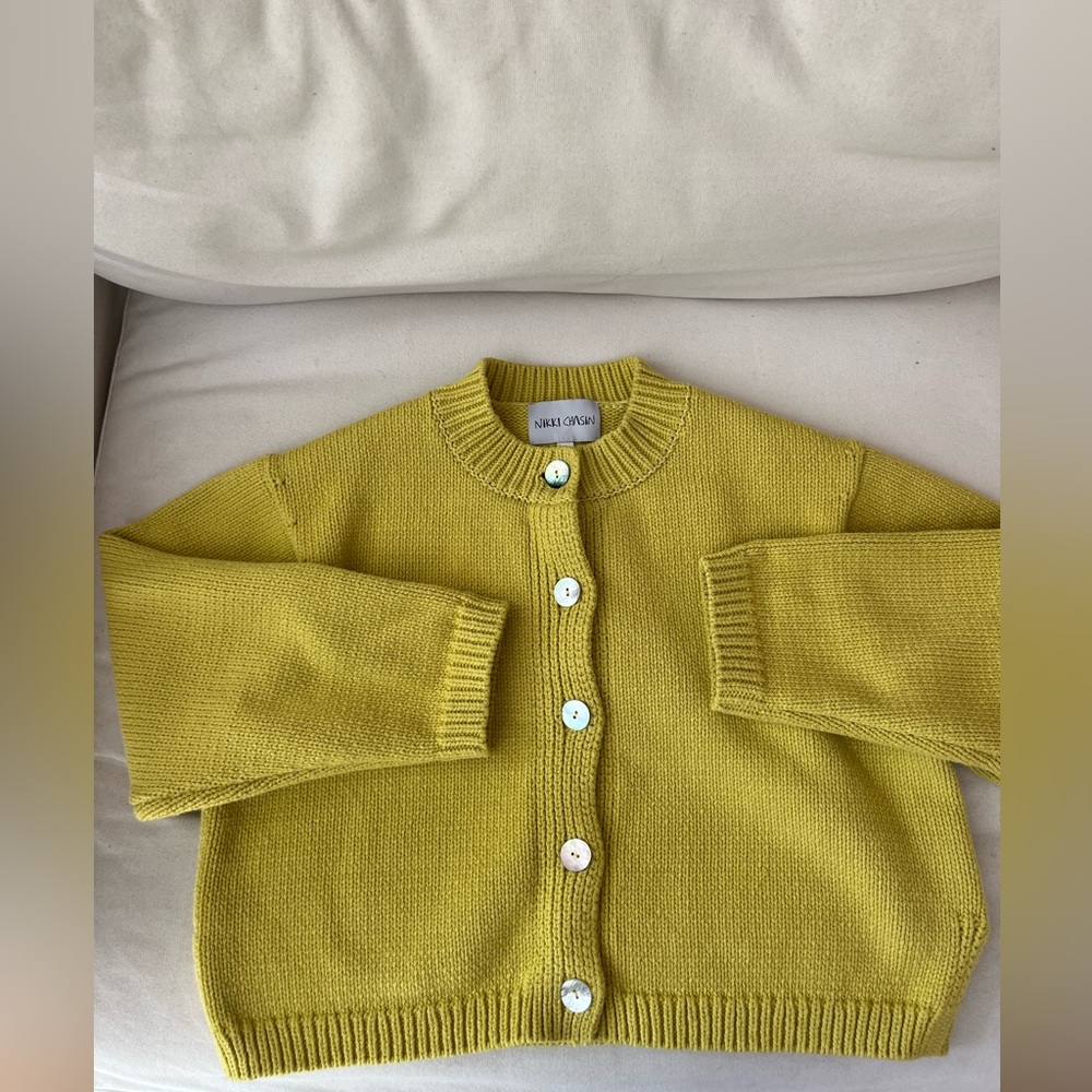 Nikki chasin cotton cardigan